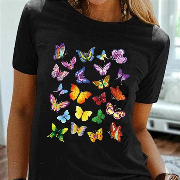 harajuku t-shirts butterfly print women tshirt round neck shirt summer woman y2k female tees clothes women's t-shirt, White
harajuku t-shirts butterfly print women tshirt round neck shirt summer woman y2k female tees clothes women's t-shirt, White
