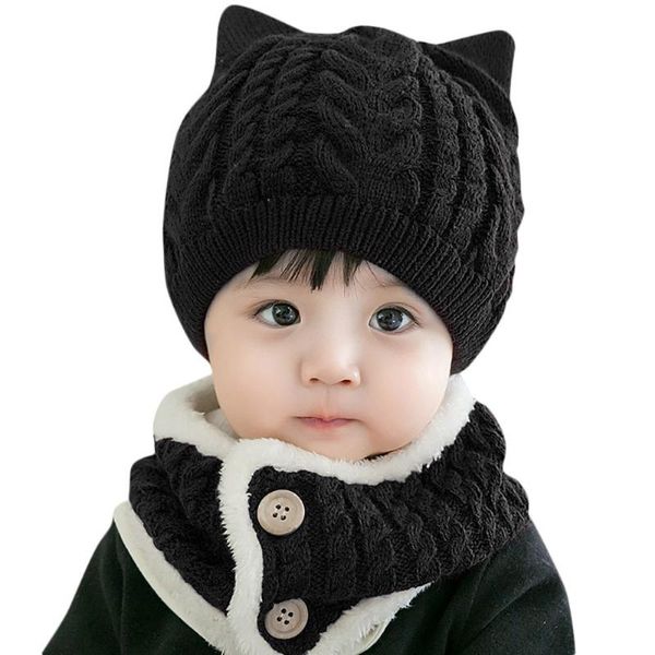 caps & hats baby winter warm cotton hat knitted childrens cute hat+scarf two pcs set cartoon fashion cat boys girls birthday gift#m, Yellow
caps & hats baby winter warm cotton hat knitted childrens cute hat+scarf two pcs set cartoon fashion cat boys girls birthday gift#m, Yellow