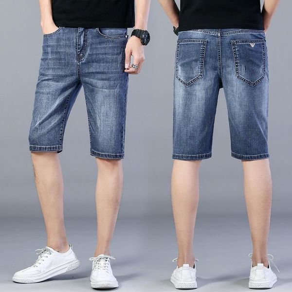 men's jeans 2021 summer italian shorts eagle fashion classic denim solid color brand cotton, Blue
men's jeans 2021 summer italian shorts eagle fashion classic denim solid color brand cotton, Blue
