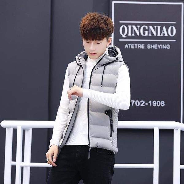 men's vests vest men jacket hooded winter autumn thick warm casual zipper pocket sleeveless windproof gilet, Black;white
men's vests vest men jacket hooded winter autumn thick warm casual zipper pocket sleeveless windproof gilet, Black;white