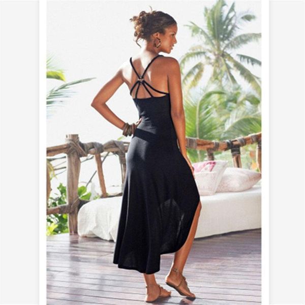 women's swimwear womens summer strap evening cocktail party backless beach long maxi dress black dresses, White;black
women's swimwear womens summer strap evening cocktail party backless beach long maxi dress black dresses, White;black