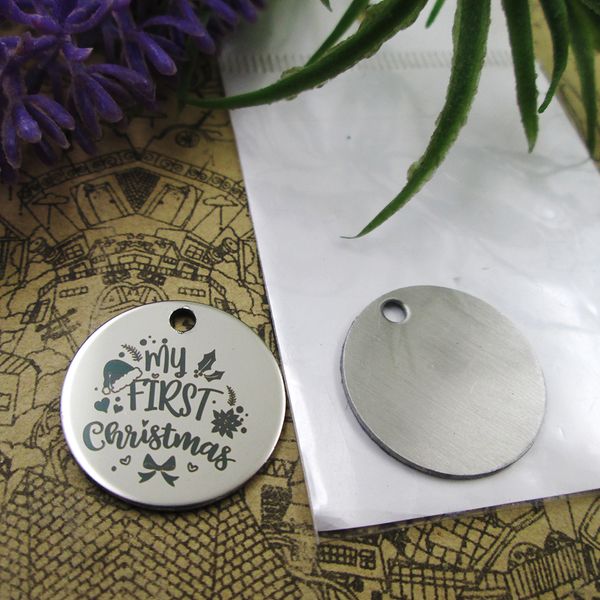 40pcs--stainless steel charms"my first christmas" more style choosing diy pendants fo necklace, Bronze;silver
40pcs--stainless steel charms"my first christmas" more style choosing diy pendants fo necklace, Bronze;silver