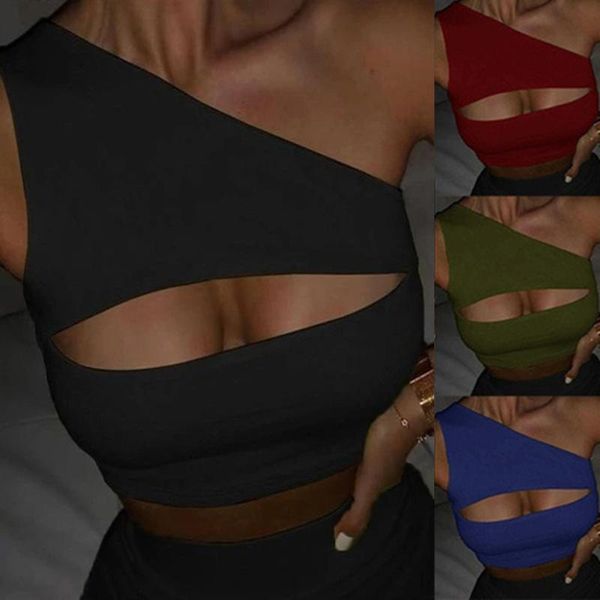 women's tanks & camis 2021 solid color vest sleeveless oblique shoulder hollowed low neck slim fit summer club, White
women's tanks & camis 2021 solid color vest sleeveless oblique shoulder hollowed low neck slim fit summer club, White