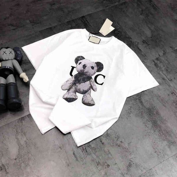2022 factory wholesale new summer painted t-shirt three-dimensional old large letter half sleeve qingdao, White
2022 factory wholesale new summer painted t-shirt three-dimensional old large letter half sleeve qingdao, White