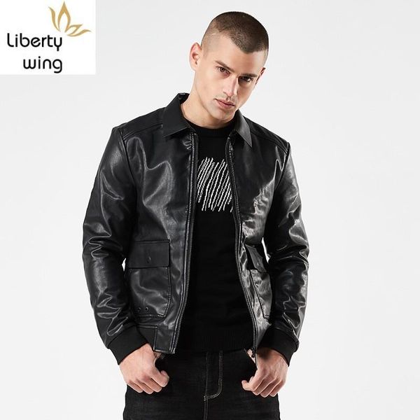 men's fur & faux fashion men pu big pocket slim fit motor biker bomber jacket brand spring autumn leather punk coat outwear, Black
men's fur & faux fashion men pu big pocket slim fit motor biker bomber jacket brand spring autumn leather punk coat outwear, Black