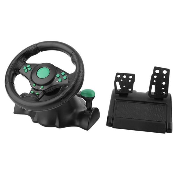 rotation gaming vibration 180 degree racing steering wheel with pedals for xbox 360 ps2 ps3 pc usb car game controllers & joysticks
rotation gaming vibration 180 degree racing steering wheel with pedals for xbox 360 ps2 ps3 pc usb car game controllers & joysticks