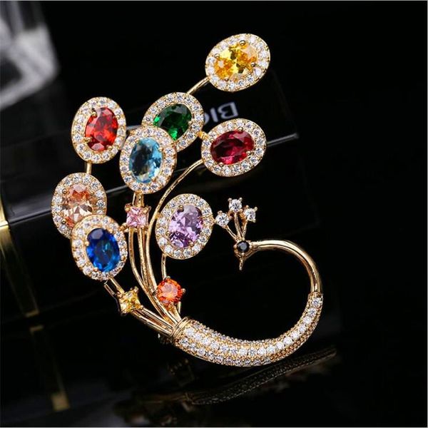 pins, brooches korean copper zircon fashion jewelry women elegant beautiful animal clothes accessory peacock brooch, Gray
pins, brooches korean copper zircon fashion jewelry women elegant beautiful animal clothes accessory peacock brooch, Gray