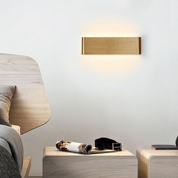 modern led wall lamp aluminum brushed gold bronze light bedroom bedside study bathroom aisle stairwell lighting
modern led wall lamp aluminum brushed gold bronze light bedroom bedside study bathroom aisle stairwell lighting