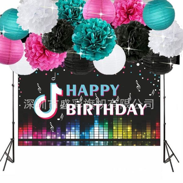 party decoration birthday backdrop sign poster banner with fashion music bright theme for background decorations supplies
party decoration birthday backdrop sign poster banner with fashion music bright theme for background decorations supplies