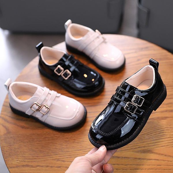 flat shoes children fashion patent leather kids girls boys solid color hook loop casual size 26-36, Black;grey
flat shoes children fashion patent leather kids girls boys solid color hook loop casual size 26-36, Black;grey
