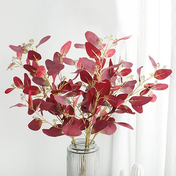 artificial eucalyptus leaf branches flowers simulation green plant real touch fake flower home wedding party deskdecoration decorative &
artificial eucalyptus leaf branches flowers simulation green plant real touch fake flower home wedding party deskdecoration decorative &