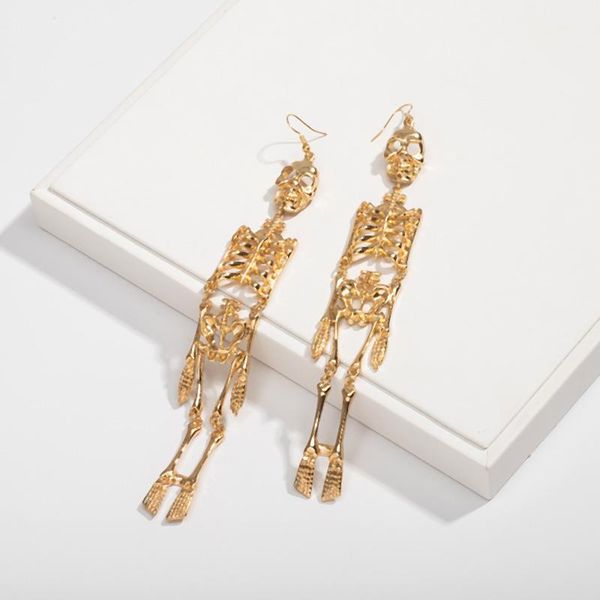 stud fashion exaggerated halloween alloy human skeleton earrings long pendant female, Golden;silver
stud fashion exaggerated halloween alloy human skeleton earrings long pendant female, Golden;silver
