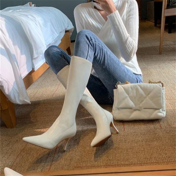 boots pxelena party office lady date knee high women stiletto thin heels 7cm shoes 2021 fall winter zip pointed toe ol, Black
boots pxelena party office lady date knee high women stiletto thin heels 7cm shoes 2021 fall winter zip pointed toe ol, Black