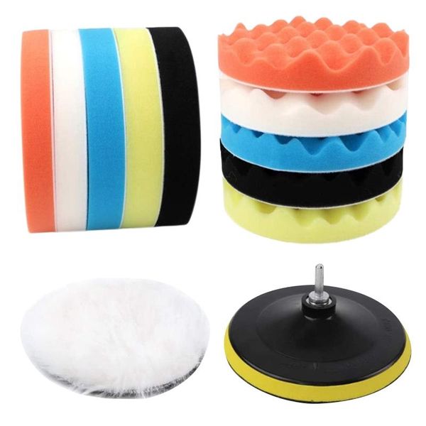 care products 13pcs buffing sponge pad set 7 inch car polishing kit auto waxing with m14 adaptor for cleaning tools
care products 13pcs buffing sponge pad set 7 inch car polishing kit auto waxing with m14 adaptor for cleaning tools