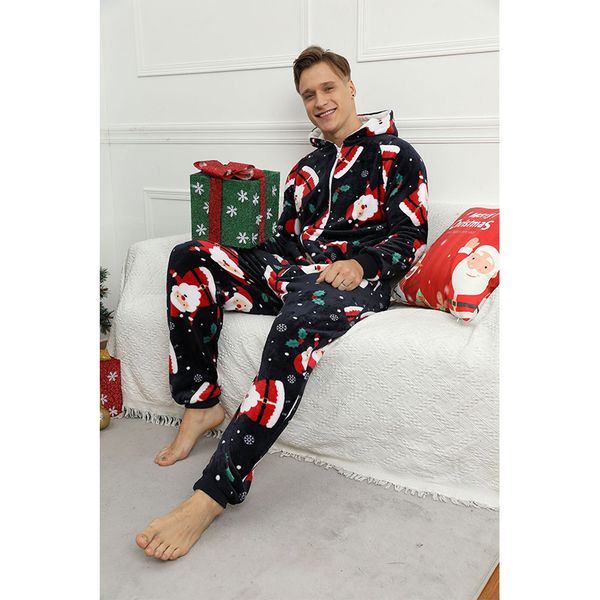 new men's jumpsuit hoodie plaid flannel pajamas romper man body onesie for adults clothes, Black;brown
new men's jumpsuit hoodie plaid flannel pajamas romper man body onesie for adults clothes, Black;brown