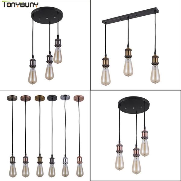 ceiling lamp e27 bulb 3 heads retro industrial restaurant loft modern vintage lights bar cafe dining room light
ceiling lamp e27 bulb 3 heads retro industrial restaurant loft modern vintage lights bar cafe dining room light