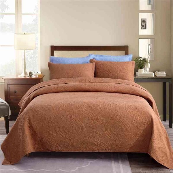 cotton luxury bedspread king size 3pieces quilt sets-reversible coverlet set solid color embossing bed cover pillow shams
cotton luxury bedspread king size 3pieces quilt sets-reversible coverlet set solid color embossing bed cover pillow shams