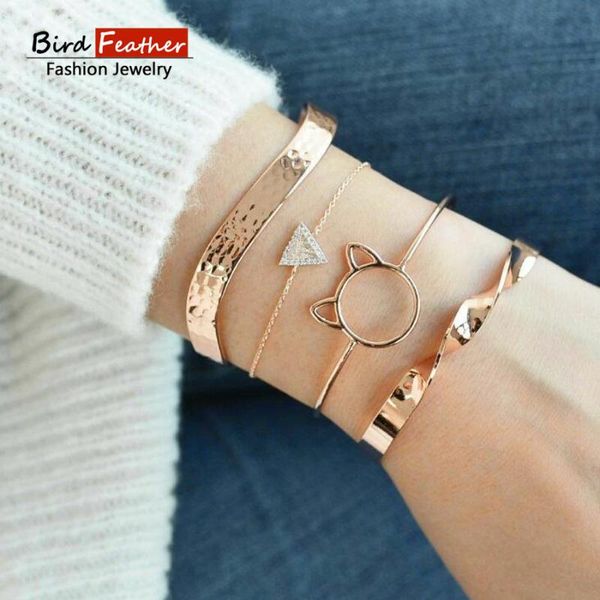 link, chain gold color women fashion punk bracelet simple trendy triangle metal bracelets bohemian retro jewelry accessories bangles, Black
link, chain gold color women fashion punk bracelet simple trendy triangle metal bracelets bohemian retro jewelry accessories bangles, Black
