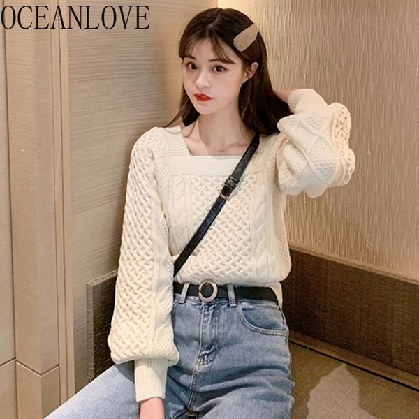 solid autumn pullovers sweet girls fashion women sweaters square neck vintage mujer sueter short winter clohtes 17760 210415, White;black
solid autumn pullovers sweet girls fashion women sweaters square neck vintage mujer sueter short winter clohtes 17760 210415, White;black
