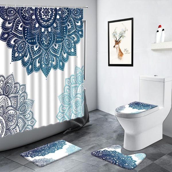 bohemian mandala flowers shower curtain geometric pattern ethnic floral bath rug toilet cover anti-slip mats bathroom decor sets curtains
bohemian mandala flowers shower curtain geometric pattern ethnic floral bath rug toilet cover anti-slip mats bathroom decor sets curtains