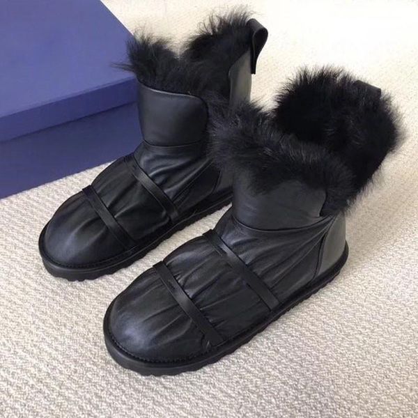 boots women winter fur leather waterproof snow 2021 fashion collection ladies shoes short ankle, Black
boots women winter fur leather waterproof snow 2021 fashion collection ladies shoes short ankle, Black