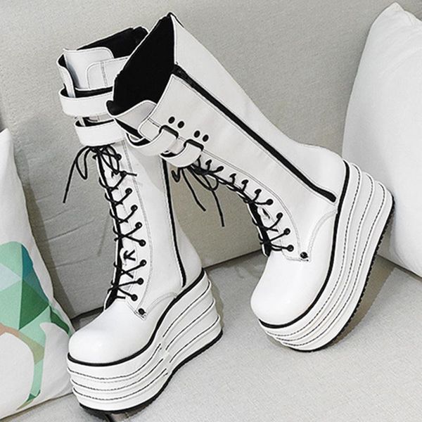 boots autumn winter european american knee-high plus size women's 2021 super high heel wedges, Black
boots autumn winter european american knee-high plus size women's 2021 super high heel wedges, Black