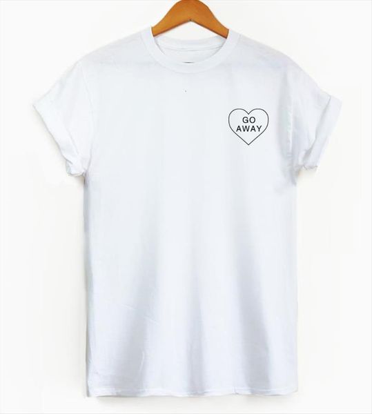go away heart pocket print women t shirt cotton casual funny for lady yong girl tee hipster drop ship, White
go away heart pocket print women t shirt cotton casual funny for lady yong girl tee hipster drop ship, White