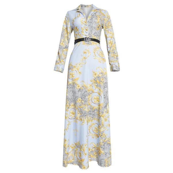casual dresses 2021 vintage floral print maxi dress women boho long sleeve turn down collar shirt robe, Black;gray
casual dresses 2021 vintage floral print maxi dress women boho long sleeve turn down collar shirt robe, Black;gray