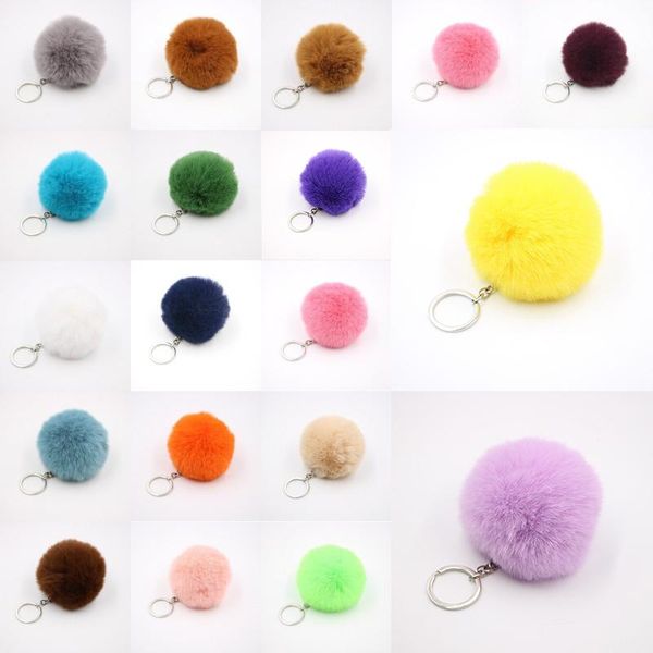 8cm artificial fluffy pompom key rings good guality faux rabbit fur pompoms keychains charm pendant jewelry accessories, Silver
8cm artificial fluffy pompom key rings good guality faux rabbit fur pompoms keychains charm pendant jewelry accessories, Silver
