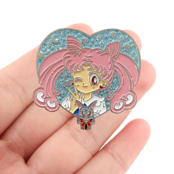 pins, brooches dz1419 moon girl anime figures creativity hard enamel pin badge backpack collar lapel jewelry friends birthday gifts, Gray
pins, brooches dz1419 moon girl anime figures creativity hard enamel pin badge backpack collar lapel jewelry friends birthday gifts, Gray