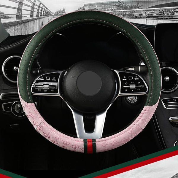 steering wheel covers brand designer cover personality creative car handle leather universal 38cm
steering wheel covers brand designer cover personality creative car handle leather universal 38cm
