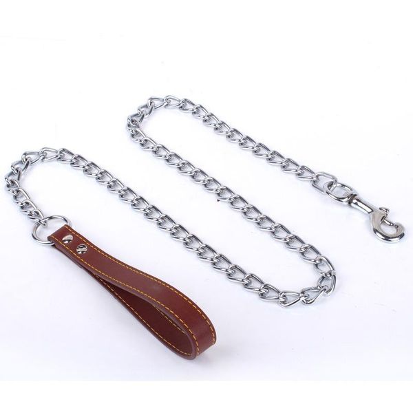 dog collars & leashes metal stainless steel medium big chain puppy pitbull golden retriever pu leather handle leash collar
dog collars & leashes metal stainless steel medium big chain puppy pitbull golden retriever pu leather handle leash collar