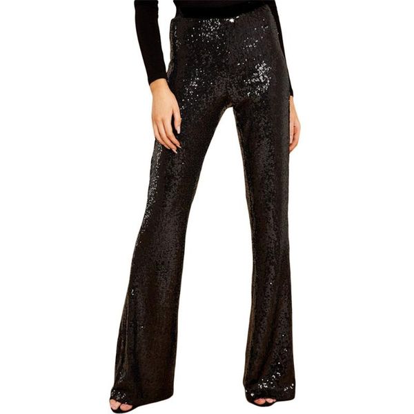 women's pants & capris 2021 sequin causal wide legs trousers silver black fashion lady bellbottoms sparkle club daily style women botto, Black;white
women's pants & capris 2021 sequin causal wide legs trousers silver black fashion lady bellbottoms sparkle club daily style women botto, Black;white