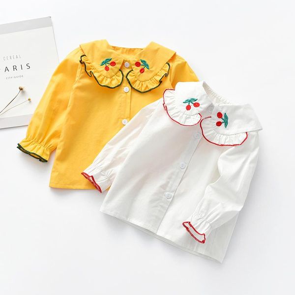 spring autumn baby girls blouse children clothes and blouses toddler white yellow child shirt blusas infantil shirts, White;black
spring autumn baby girls blouse children clothes and blouses toddler white yellow child shirt blusas infantil shirts, White;black