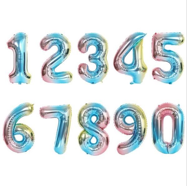 6 colors 32 or 16 inch number 0-9 balloons, wedding room, birthday party decoration, aluminum film beautiful
6 colors 32 or 16 inch number 0-9 balloons, wedding room, birthday party decoration, aluminum film beautiful