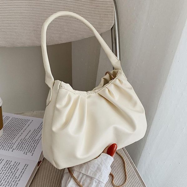 shoulder bags elegant pleated handle solid color women leather armpit bag simple messenger for 2021 desinger
shoulder bags elegant pleated handle solid color women leather armpit bag simple messenger for 2021 desinger