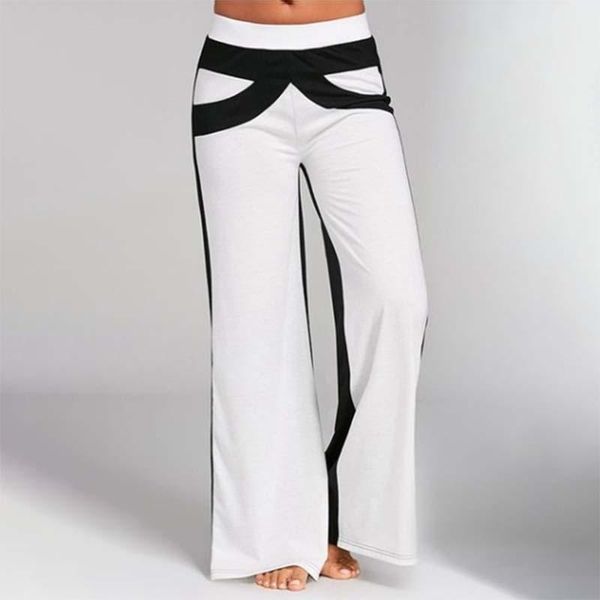women's pants & capris summer patchwork contrast color wide leg sweat women casual loose comfortable and breathable streetwear ladies t, Black;white
women's pants & capris summer patchwork contrast color wide leg sweat women casual loose comfortable and breathable streetwear ladies t, Black;white