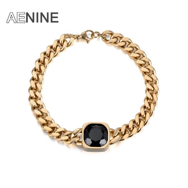 link, chain aenine 14mm square black cubic zirconia bracelets jewelry for women men gold color stainless steel link bracelet ab18021g
link, chain aenine 14mm square black cubic zirconia bracelets jewelry for women men gold color stainless steel link bracelet ab18021g