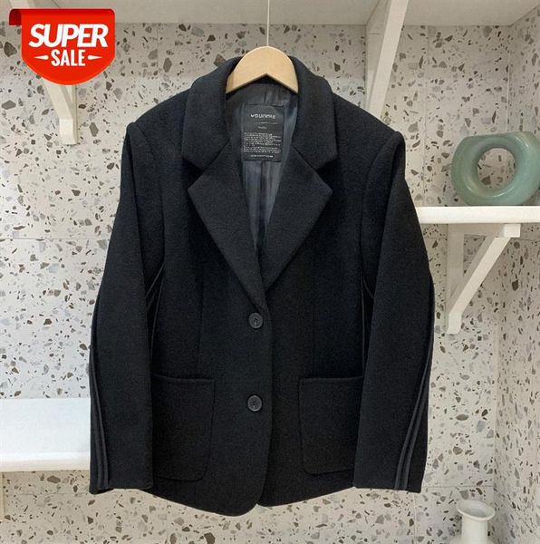 dalian korean double-sided wool suit style short coat suitable for petite girls outsourcing #dq61, Black
dalian korean double-sided wool suit style short coat suitable for petite girls outsourcing #dq61, Black