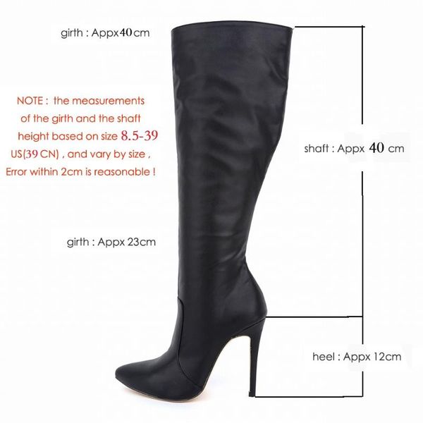 boots loslandifen women's winter fashion pointed matte plush knee-high boot wide calf high heels woman snow warm shoes, Black
boots loslandifen women's winter fashion pointed matte plush knee-high boot wide calf high heels woman snow warm shoes, Black