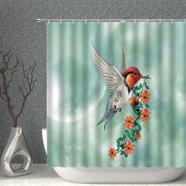 bird pattern shower curtain hummingbird parrot flower plant waterproof polyester fabric bathtub decoration with hooks curtains
bird pattern shower curtain hummingbird parrot flower plant waterproof polyester fabric bathtub decoration with hooks curtains
