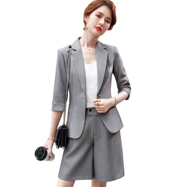 women's suits & blazers fashion women new arrival gray black formal pant suit for summer spring half sleeve blazer jacket and trouser 2, White;black
women's suits & blazers fashion women new arrival gray black formal pant suit for summer spring half sleeve blazer jacket and trouser 2, White;black