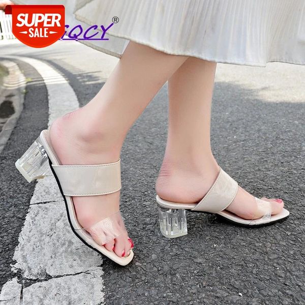Fairy style transparent high heel slippers women 2019 new summer shoes woman Beige seaside vacation thick with ladies #h60O, Black
Fairy style transparent high heel slippers women 2019 new summer shoes woman Beige seaside vacation thick with ladies #h60O, Black