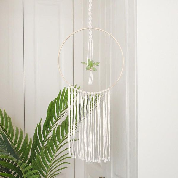 handmade macrame mini flower pot hanging basket bohemia wood bead tassel tapestry home door balcony courtyard garden decor decorative object
handmade macrame mini flower pot hanging basket bohemia wood bead tassel tapestry home door balcony courtyard garden decor decorative object