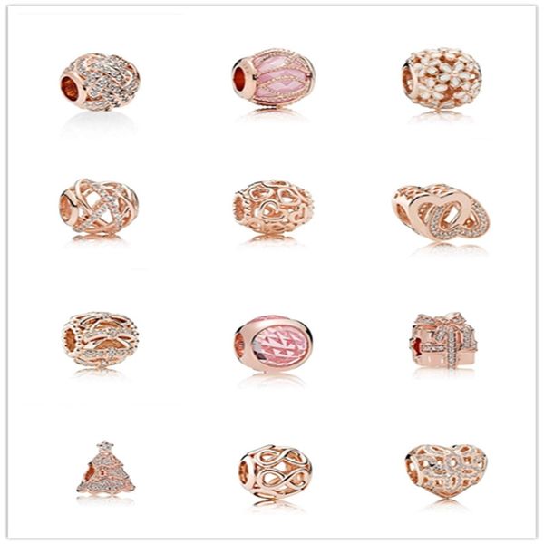 925 sterling silver charms 18k rose gold fit original european bead diy bracelet pandora charm fashion jewelry accessories, Black
925 sterling silver charms 18k rose gold fit original european bead diy bracelet pandora charm fashion jewelry accessories, Black