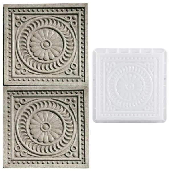 square diy paving mould plastic simulation concrete brick landscape pedal stone garden making tools path mold decorations
square diy paving mould plastic simulation concrete brick landscape pedal stone garden making tools path mold decorations
