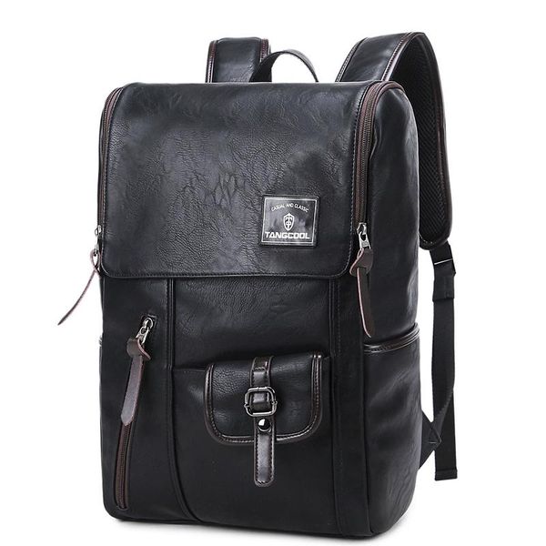 backpack fashion pu leather men 's large capacity man's travel bag duffel 15inch lapbags
backpack fashion pu leather men 's large capacity man's travel bag duffel 15inch lapbags