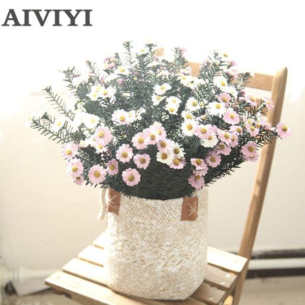 bouquet 7 heads artificial daisy flower real touch silk fake flowers stamen small for wedding holding decoration decorative & wreaths
bouquet 7 heads artificial daisy flower real touch silk fake flowers stamen small for wedding holding decoration decorative & wreaths