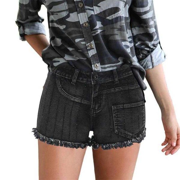 jeans 21 summer women's pants straight denim shorts high elastic, Blue
jeans 21 summer women's pants straight denim shorts high elastic, Blue