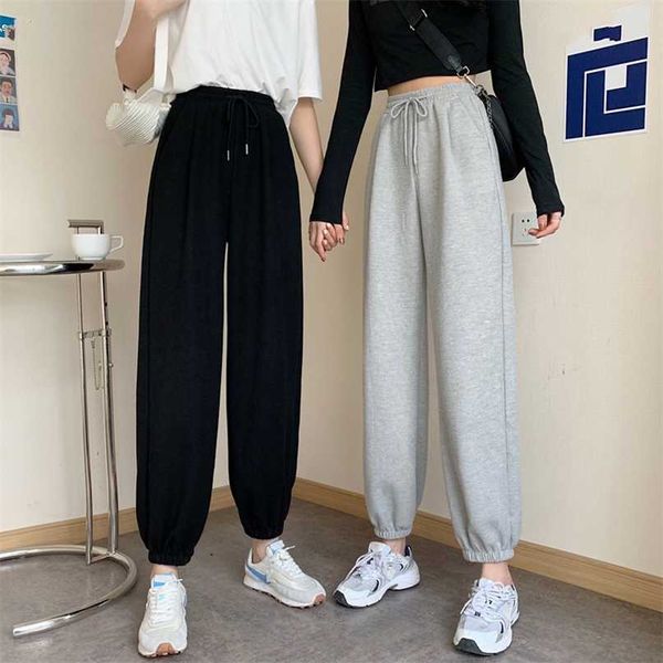sportswear women's autumn thin loose leggings high waist hanging feeling and versatile casual pants vintage streetwear 211007, Black;white
sportswear women's autumn thin loose leggings high waist hanging feeling and versatile casual pants vintage streetwear 211007, Black;white